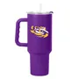 Logo Brands Lsu 40Oz Flipside Powder Coat Tumbler 162-S40ptc-34 Lsu Tigers