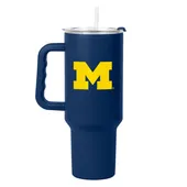 Logo Brands Michigan 40Oz Flipside Powder Coat Tumbler 171-S40ptc-34 Marshall Thundering Herd