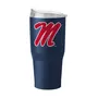 Logo Brands Mississippi 30Oz Flipside Powder Coat Tumbler 176-S30pt-34 Mississippi Rebels