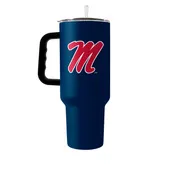 Logo Brands Ole Miss 40Oz Flipside Powder Coat Tumbler 176-S40pt-34 Mississippi Rebels