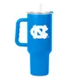 Logo Brands North Carolina 40Oz Flipside Powder Coat Tumbler 185-S40ptc-34 North Carolina Tar Heels