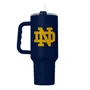 Logo Brands Notre Dame 40Oz Flipside Powder Coat Tumbler 190-S40ptc-34 Notre Dame Fighting Irish