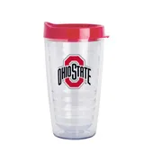 Logo Brands Ohio State 16Oz Flipside Dbl Wall Clear Tumbler 191-Pd16ct-34 Ohio State Buckeyes