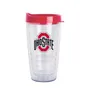 Logo Brands Ohio State 16Oz Flipside Dbl Wall Clear Tumbler 191-Pd16ct-34 Ohio State Buckeyes