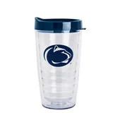 Logo Brands Penn State 16Oz Flipside Dbl Wall Clear Tumbler 196-Pd16ct-34 Penn State Nittany Lions
