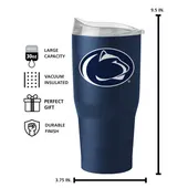 Logo Brands Penn State 30Oz Flipside Powder Coat Tumbler 196-S30pt-34 Penn State Nittany Lions