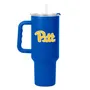 Logo Brands Pittsburgh 40Oz Flipside Powder Coat Tumbler 198-S40ptc-34 Pittsburgh Panthers