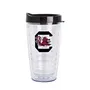 Logo Brands South Carolina 16Oz Flipside Dbl Wall Clear Tumbler 208-Pd16ct-34 South Carolina Gamecoc