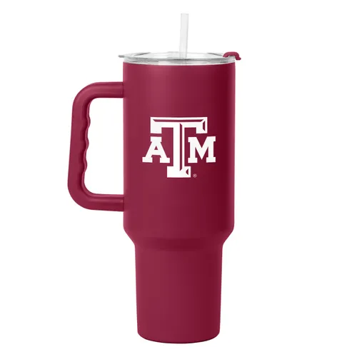 Logo Brands Texas A&M 40Oz Flipside Powder Coat Tumbler 219-S40ptc-34 Texas A&M Aggies