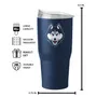 Logo Brands Uconn 30Oz Flipside Powder Coat Tumbler 226-S30pt-34 Connecticut Huskies