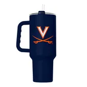 Logo Brands Virginia 40Oz Flipside Powder Coat Tumbler 234-S40ptc-34 Virginia Cavaliers