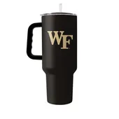 Logo Brands Wake Forest 40Oz Flipside Powder Coat Tumbler 236-S40pt-34 Wake Forest Demon Deacons