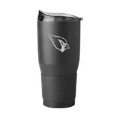 Logo Brands Arizona Cardinals 30Oz Etch Black Powder Coat Tumbler 601-S30pt-Blk-9 Arizona Cardinals