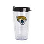 Logo Brands Jacksonville Jaguars 16Oz Flipside Dbl Wall Clear Tumbler 615-Pd16ct-34 Jacksonville Jag