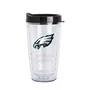 Logo Brands Philadelphia Eagles 16Oz Flipside Dbl Wall Clear Tumbler 624-Pd16ct-34 Philadelphia Eagl