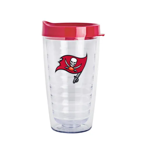Logo Brands Tampa Bay Buccaneers 16Oz Flipside Dbl Wall Clear Tumbler ...