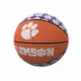 Logo Brands Clemson Repeating Logo Mini-Size Rubber Basketball 123-91Mr-1 Clemson Tigers
