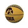 Logo Brands Iowa Repeating Logo Mini-Size Rubber Basketball 155-91Mr-1 Iowa Hawkeyes