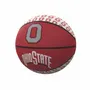 Logo Brands Ohio State Repeating Logo Mini-Size Rubber Basketball 191-91Mr-1 Ohio State Buckeyes