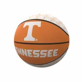 Logo Brands Tennessee Repeating Logo Mini-Size Rubber Basketball 217-91Mr-1 Tennessee Volunteers