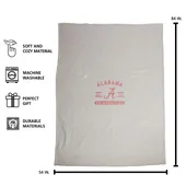 Logo Brands Alabama Sublimated Sweatshirt Blanket 102-74Ds Alabama Crimson Tide