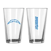 Logo Brands Los Angeles Chargers 16Oz Gameday Pint Glass 626-G16p-1 La Chargers