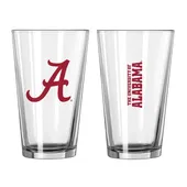 Logo Brands Alabama 16Oz Gameday Pint Glass 102-G16p-1 Alabama Crimson Tide