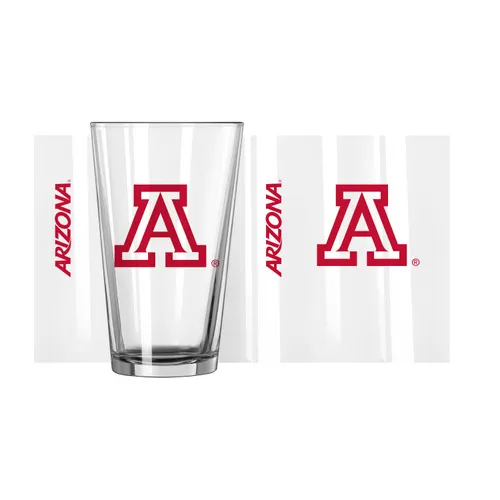 Logo Brands Arizona 16Oz Gameday Pint Glass 106-G16p-1 Arizona Wildcats