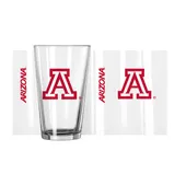 Logo Brands Arizona 16Oz Gameday Pint Glass 106-G16p-1 Arizona Wildcats