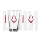 Logo Brands Arkansas 16Oz Gameday Pint Glass 108-G16p-1 Arkansas Razorbacks