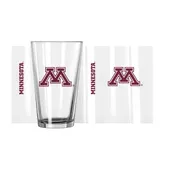 Logo Brands Minnesota 16Oz Gameday Pint Glass 175-G16p-1 Minnesota Golden Gophers