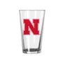Logo Brands Nebraska 16Oz Gameday Pint Glass 182-G16p-1 Nebraska Cornhuskers