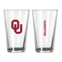 Logo Brands Oklahoma 16Oz Gameday Pint Glass 192-G16p-1 Oklahoma Sooners