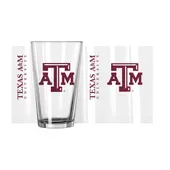 Logo Brands Texas A&M 16Oz Gameday Pint Glass 219-G16p-1 Texas A&M Aggies