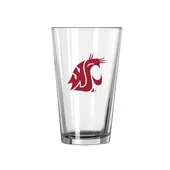 Logo Brands Washington State 16Oz Gameday Pint Glass 238-G16p-1 Washington State Cougars
