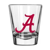 Logo Brands Alabama 2Oz Gameday Shot Glass 102-G2s-1 Alabama Crimson Tide