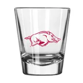 Logo Brands Arkansas 2Oz Gameday Shot Glass 108-G2s-1 Arkansas Razorbacks