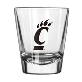 Logo Brands Cincinnati 2Oz Gameday Shot Glass 121-G2s-1 Cincinnati Bearcats