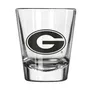 Logo Brands Georgia 2Oz Gameday Shot Glass 142-G2s-1 Georgia Bulldogs