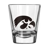 Logo Brands Iowa 2Oz Gameday Shot Glass 155-G2s-1 Iowa Hawkeyes