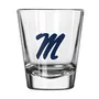 Logo Brands Ole Miss 2Oz Gameday Shot Glass 176-G2s-1 Mississippi Rebels