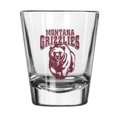Logo Brands Montana 2Oz Gameday Shot Glass 179-G2s-1 Montana Grizzlies