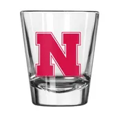 Logo Brands Nebraska 2Oz Gameday Shot Glass 182-G2s-1 Nebraska Cornhuskers