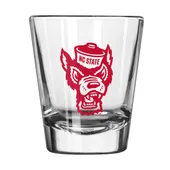 Logo Brands N.C. State 2Oz Gameday Shot Glass 186-G2s-1 North Carolina State Wolfpack