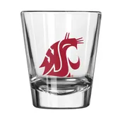 Logo Brands Washington State 2Oz Gameday Shot Glass 238-G2s-1 Washington State Cougars