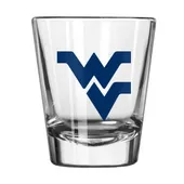 Logo Brands West Virginia 2Oz Gameday Shot Glass 239-G2s-1 West Virginia Mountaineers