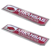 Fan Mats University Of Arkansas Embossed Truck Emblem 2-Pk 108-F130.2 Arkansas Razorbacks