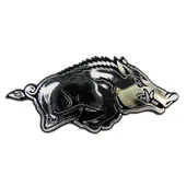 Fan Mats University Of Arkansas Molded Chrome Emblem 108-F609 Arkansas Razorbacks