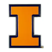 Fan Mats University Of Illinois Color Emblem 151-F601 Illinois Fighting Illini