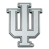 Fan Mats Indiana University Chrome Emblem 153-F600 Indiana Hoosiers